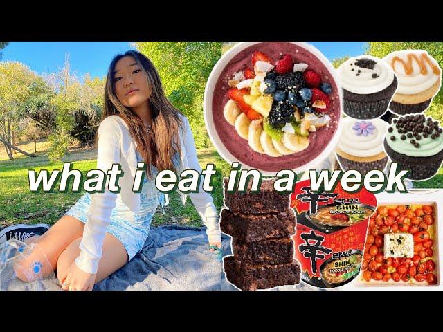 *realistic* what i eat in a week 