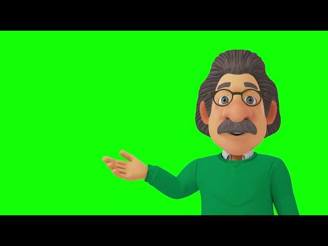 Man talking green screen animation background, 3D animation video #greenscreen #animation #cartoon