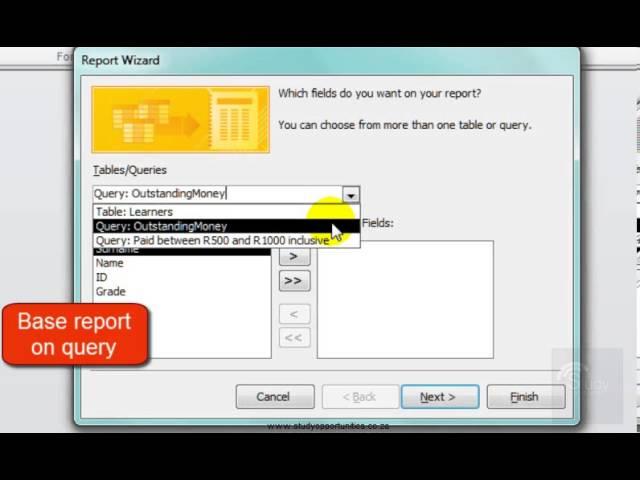 Grouping records in a report No. 1 in Microsoft Access