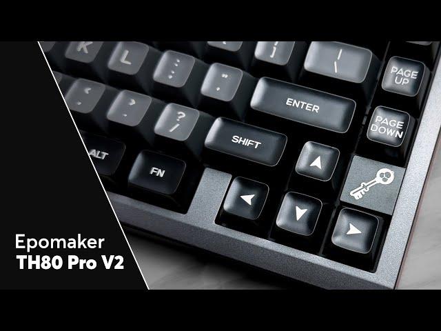 Ultimate Epomaker TH80 Pro V2 Keyboard Sound Test and Review!