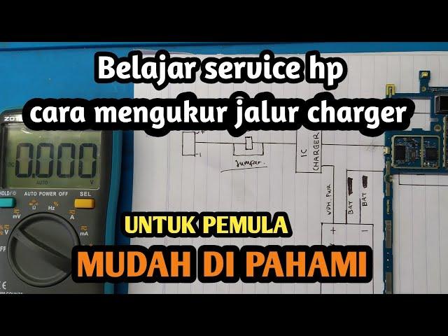 belajar service hp , part 4 jalur charger , untuk pemula