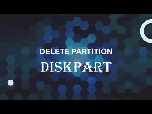 How to Delete Partition from Command Prompt