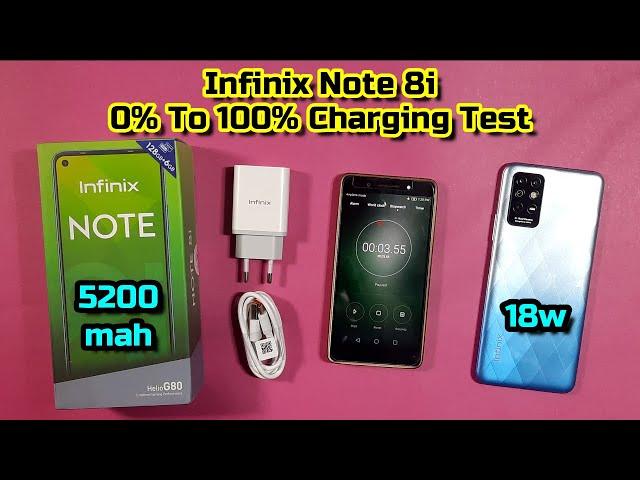 Infinix Note 8 - Charging Test | 0% to 100% | The Very First Charging Test Note 8i!!!