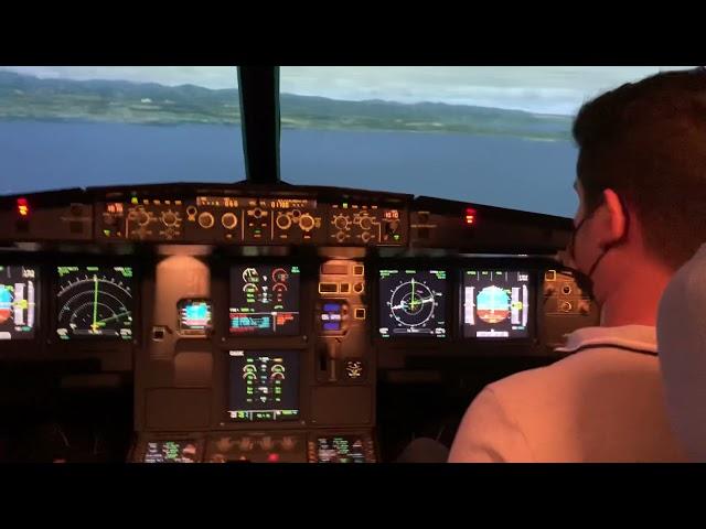 Sputnik Aviation pilot Andrew Ebueng’s first Full Flight Simulator experience!