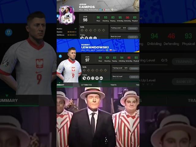 Campos vs Lewandowski..  ea logic! #fcmobile #footballer #trending