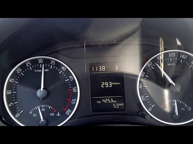 Skoda Octavia II 2.0 TDI 103kW acceleration 0-150