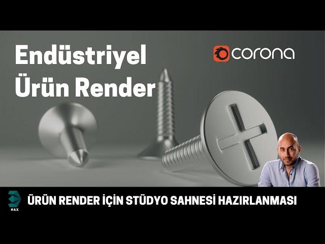 3Ds Max ile Endüstriyel Ürünler için Gerçekçi Render Nasıl Alınır? [Corona Stüdyo Sahnesi Hazırlama]