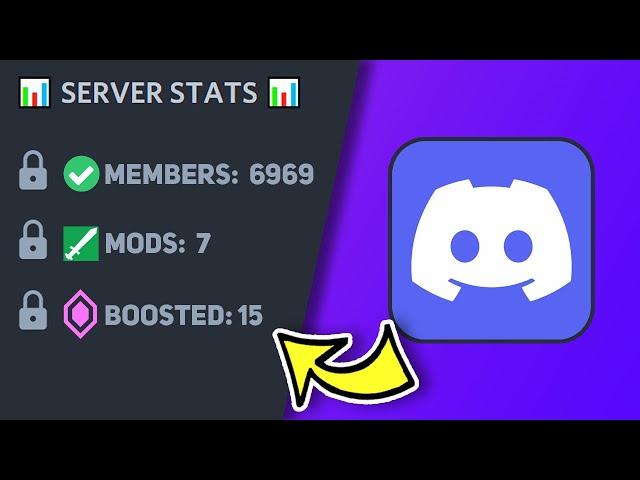  Set up Discord Member Stats Counter // Tutorial 