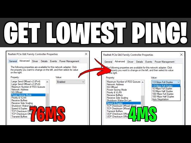 How To Get Lower Ping & Fix Packet Loss In ANY Game!- Get 0 Ping (2024)