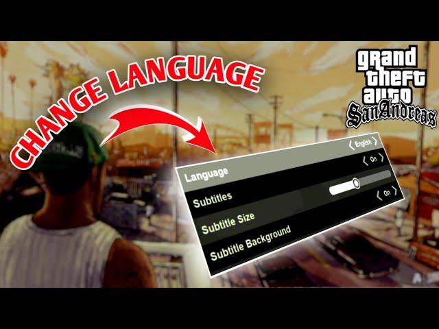 How to Change Language in GTA San Andreas Definitive Edition | Gta San Andreas Language Change  #gta