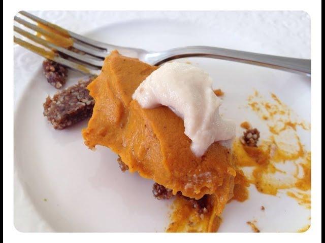 raw vegan delicious pumpkin pie!!! thanksgiving recipe :) | dara dubinet