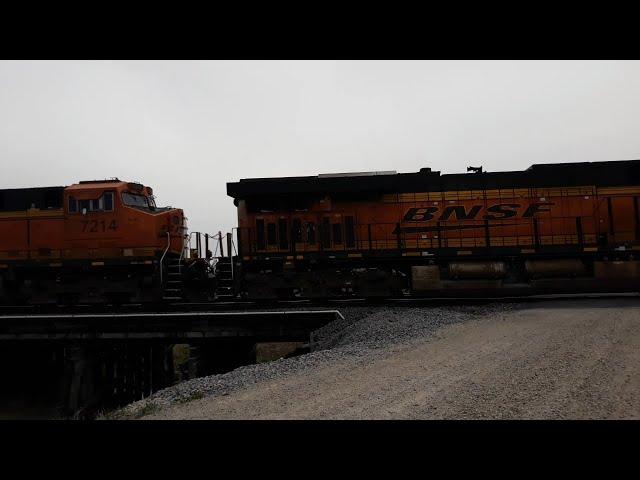 Screaming Westbound!  70-MPH BNSF Intermodal.  Enj@y!!