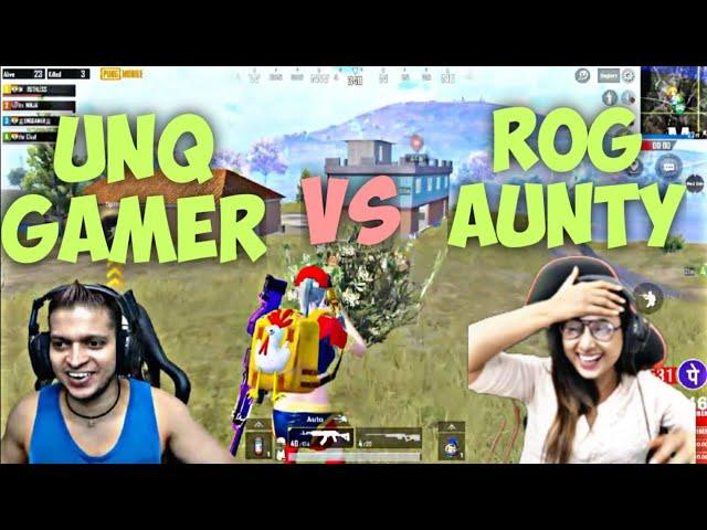 Unq gamer vs Rog stream latest fight  Support him ️ UNQ VS ROG AUNTY#unqpower #punjusquad