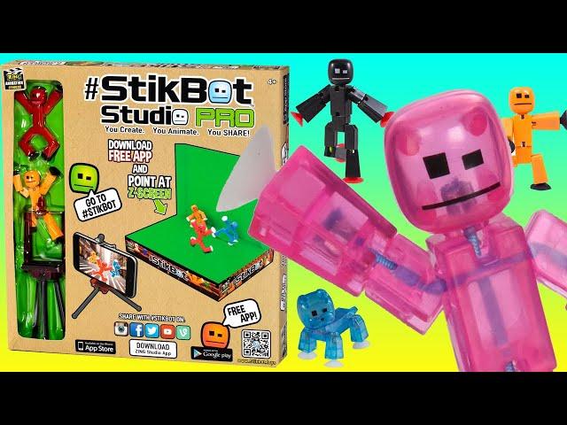 #Stikbot HUGE Unboxing  Opening Stikbot Video Set & More Toys 2017