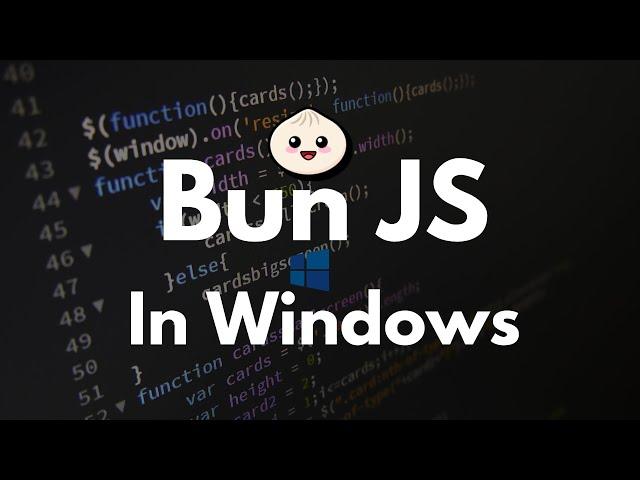 How to Install Bun JS on Windows - The Easy Way