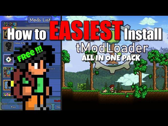 How to Easiest Install tModLoader All in One Pack for Non-Steam Terraria