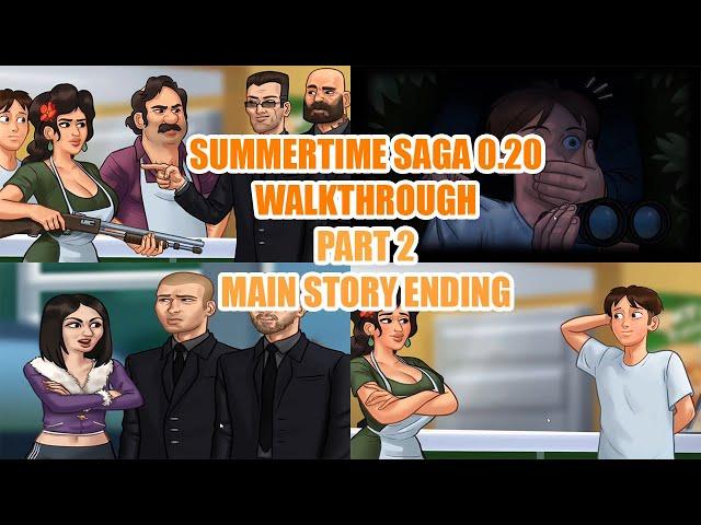 SUMMERTIME SAGA 0.20 MAIN STORY ENDING | WALKTHROUGH/GAMEPLAY (PART 2)