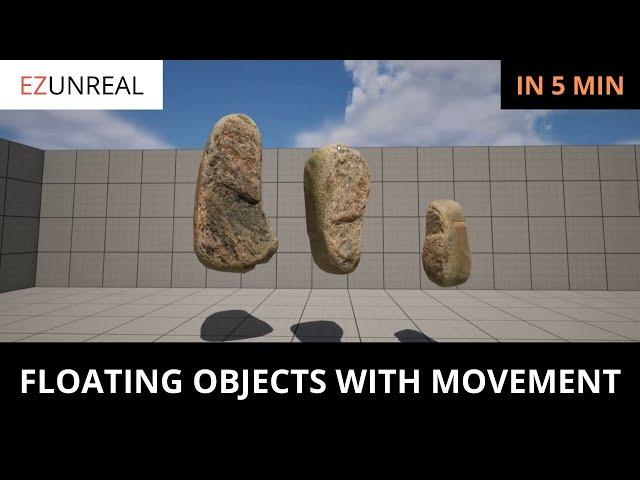 Unreal Engine 5 Tutorial: How to Create a Floating Object in Space - Make Object Go Up & Down