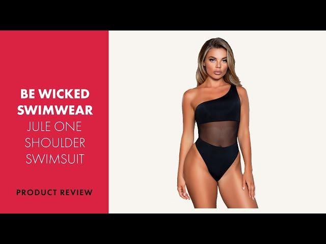 Be Wicked Swimwear Jule One Shoulder Swimsuit Review | PABO