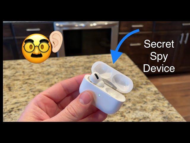 Spy on people with your Air Pods  Listen in and monitor with iPhone