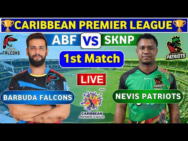 Antigua & Barbuda Falcons vs St Kitts & Nevis Patriot, 1st T20 | ABF vs SKNP Live Score & Commentary