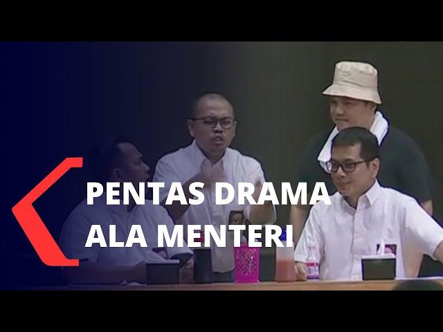 Nadiem Makarim, Wishnutama dan Erick Thohir Satu Panggung Pentaskan Drama Antikorupsi