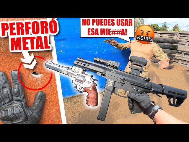 PELEAN CONMIGO por mi MUY POTENTE ACCESORIO️ ▬ REFERI NOS DETIENE️ ▬ SSR9 DSG Airsoft Gameplay