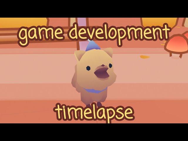 Game Development Timelapse - Blender and Unity - making a cute game in 2 days