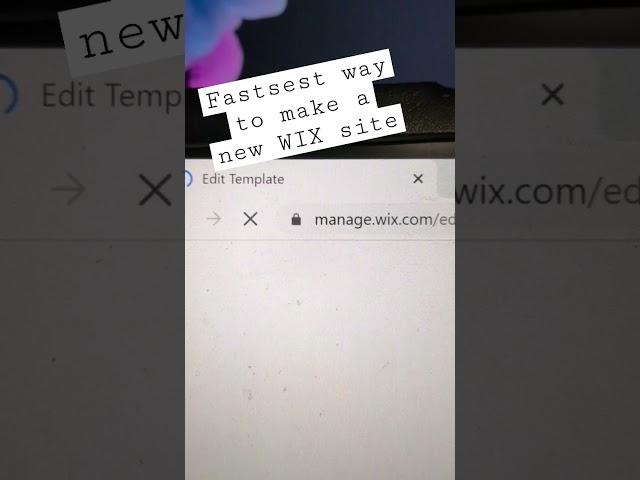New Website SECRET Shortcut | Wix #wix #wixsite #wixwebsite #website #hack