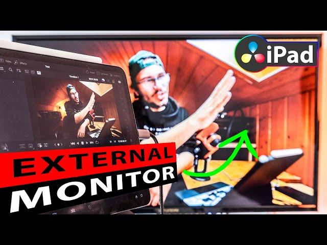 How to add External Monitor in DaVinci Resolve iPad