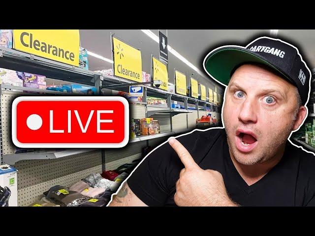  LIVE -  2 Walmart Stores And 1 Ross  On A MONDAY Night! - STREAM VOD