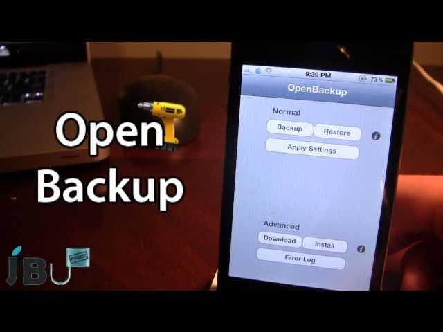 OpenBackup - Backup Cydia Tweaks (Cydia Tweaks)