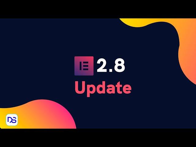 Elementor 2.8 update - New Color Picker, Dark Mode, Better Alert Widget and More