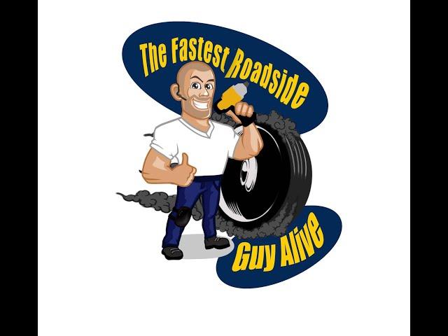 Roadside assistance tire change