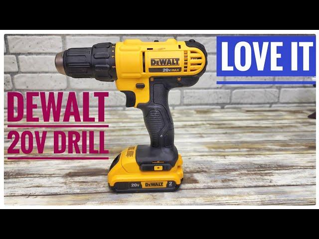 REVIEW DEWALT 20V Max 1/2" Cordless Drill / Driver DCD771 HOW TO USE IT