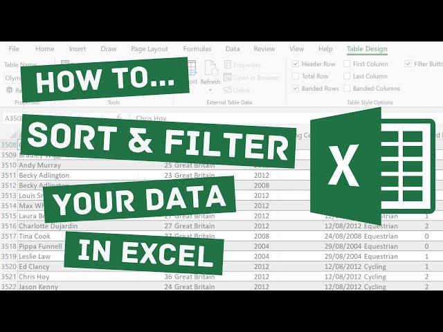 How to Sort and Filter Your Data in Excel