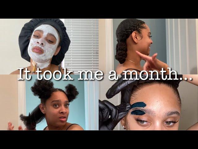 Getting myself out of a rut (very chatty self care video)