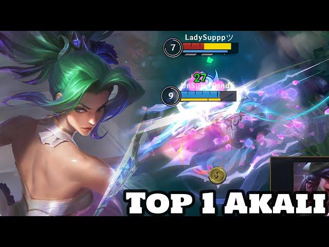 Wild Rift Akali - Top 1 Akali Gameplay Rank Challenger