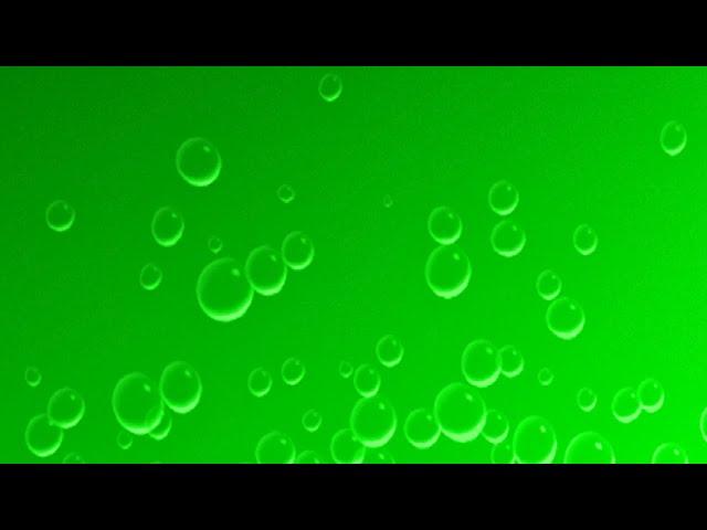 Colorful green screen bubbles Abstract background | 4K