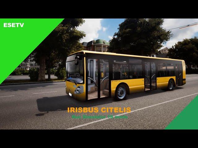 New Irisbus Citelis bus mod, Bus Simulator 18 mod showcase