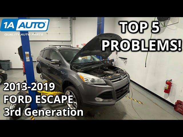 To 5 Problems Ford Escape SUV 2013-2019 3rd Generation