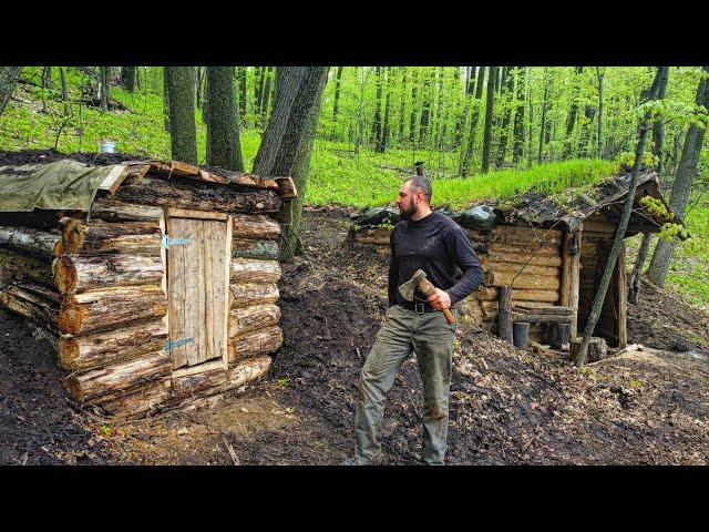 SAUNA ON THE RIVER BANK IN THE FOREST | FIRST STEAM | STUFFED ONION