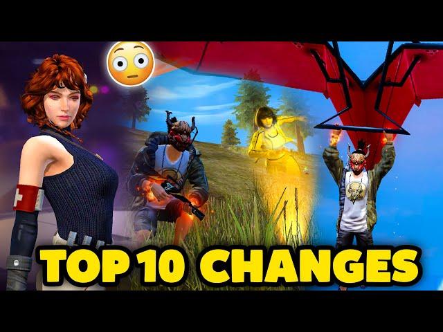 Top 10 SHOCKING CHANGES IN FREEFIRE AFTER OB 45 UPDATE Must Watch*