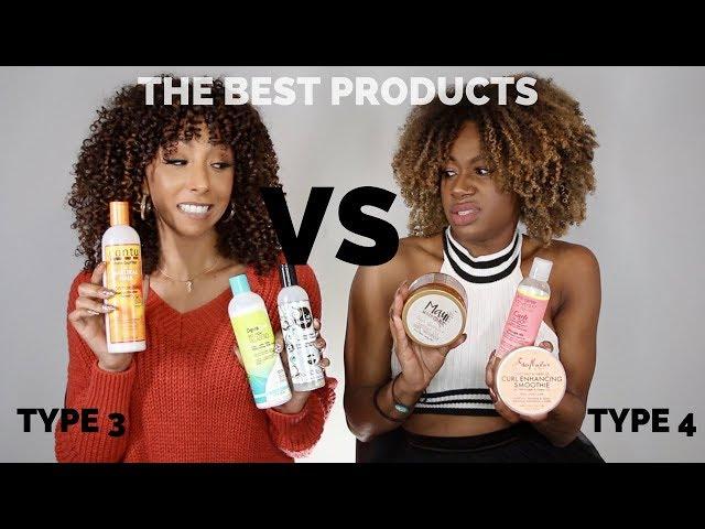 THE BEST PRODUCTS FOR : Type 3 Curls vs Type 4 Curls