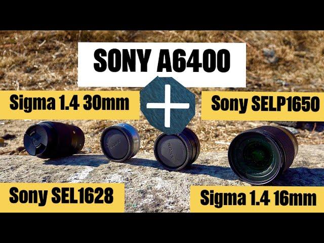 Объективы для Sony a6400. Сравнение