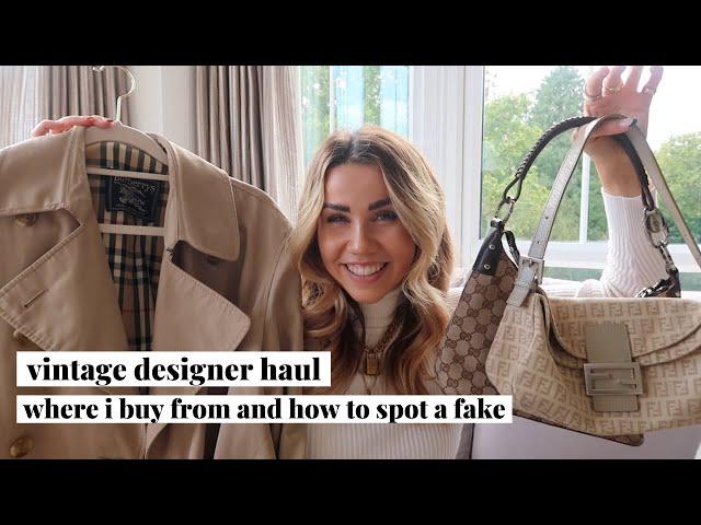 VINTAGE SECOND HAND DESIGNER HAUL | HOW TO FIND THE BEST DEALS, PROVE AUTHENTICITY & MORE