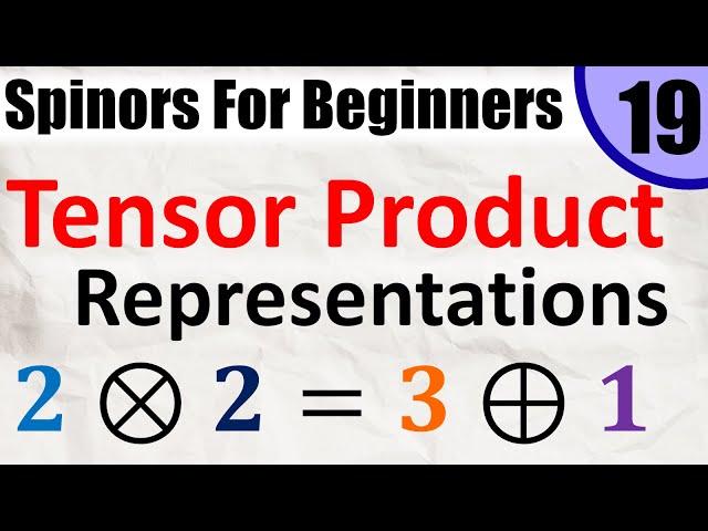 Spinors for Beginners 19: Tensor Product Representations of su(2) [Clebsch-Gordan coefficients]