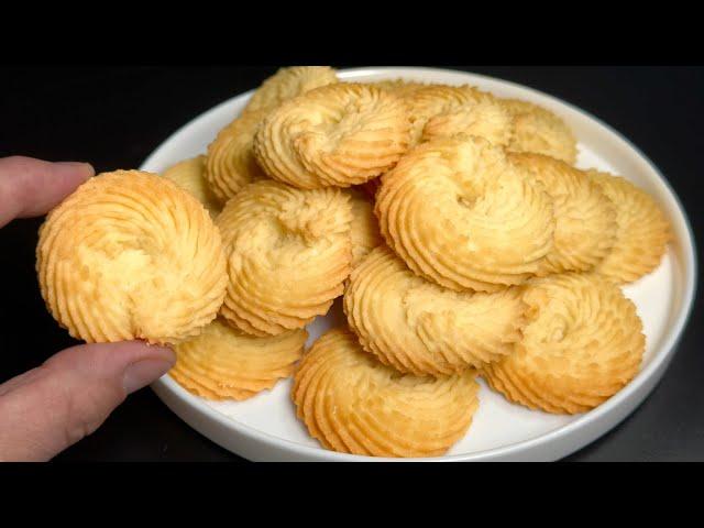 Only 5 minutes and minimum ingredients! Cookies that melt in your mouth! 2 Perfect Recipes!