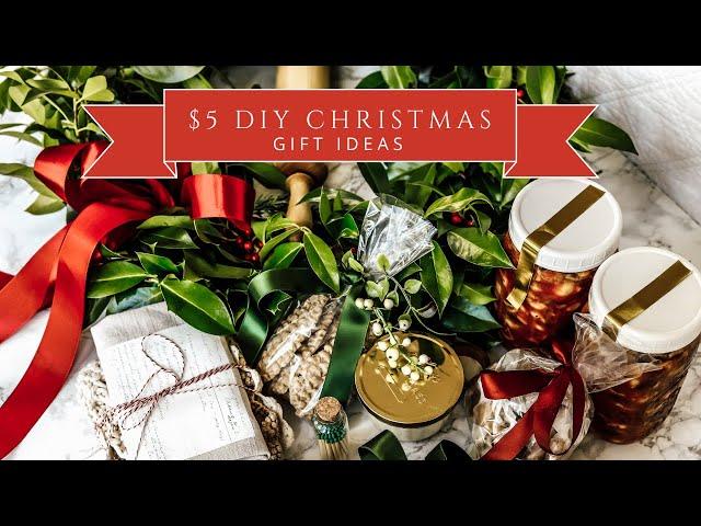 $5 DIY Christmas Gifts, Handmade, Thrifted and Homemade