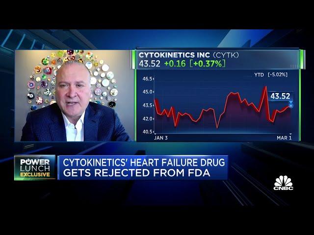 Cytokinetics will seek international approval for drug following FDA rejection, says CEO Robert Blum